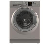 Hotpoint Anti-Stain NSWM 1046 GG UK 10kg Washing Machine with 1400 rpm - Graphite - A Rated, Silver