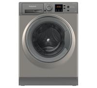 Hotpoint Anti-Stain NSWM 1046 GG UK 10kg Washing Machine with 1400 rpm - Graphite - A Rated, Silver