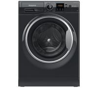 Hotpoint Anti-Stain NSWM 7469 BS UK 7kg Washing Machine with 1400 rpm - Black - A Rated, Black