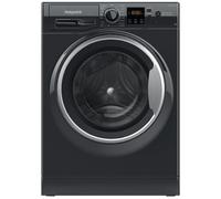 Hotpoint Anti-Stain NSWM 846 BS UK 8kg Washing Machine with 1400 rpm - Black - A Rated, Black