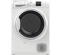 Hotpoint NTM1081WKUK Heat Pump Tumble Dryer, 8kg Load, A+ Energy Rating, White