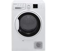 Hotpoint NTM1081WKUK Heat Pump Tumble Dryer, 8kg Load, A+ Energy Rating, White