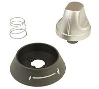 Hotpoint Oven Cooker Complete Gas Control Knob Spring & Collar Kit (Silver)