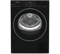Hotpoint FabicCare C HSD 82M BB UK 8Kg Heat Pump Tumble Dryer - Black - A+ Rated
