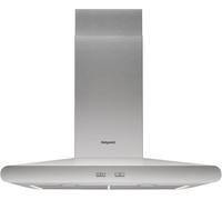 Hotpoint PHC77FLBIX 70 cm Chimney Cooker Hood - Stainless Steel