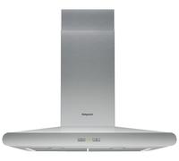 Hotpoint PHC77FLBIX 70 cm Chimney Cooker Hood - Stainless Steel