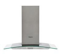 Hotpoint Phgc7.4Flmx_Ss Glass & Metal Chimney Cooker Hood (W)70Cm - Stainless Steel Stainless Steel Effect