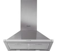Hotpoint PHPN65FLMX 60cm Chimney Cooker Hood - INOX