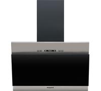 Hotpoint, PHVP6.4FALK/1, Chimney Cooker Hood in Black Glass