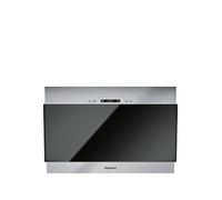 Hotpoint, PHVP6.4FALK/1, Chimney Cooker Hood in Black Glass