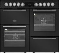 HOTPOINT RH100CA21B 100 cm Electric Ceramic Range Cooker - Black, Black