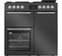 HOTPOINT RH90FA20A 90 cm Dual Fuel Range Cooker with AirFry - Anthracite, Black