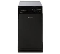 Hotpoint Sial11010K Freestanding Slimline Dishwasher - Black