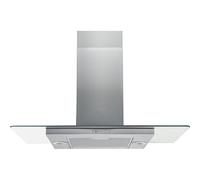 Hotpoint UIF9.3FLBX 90Cm Flat Glass Island Hood