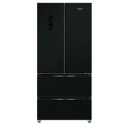 HOTPOINT HPG2 6513 XK5E American-Style Fridge Freezer - Black, Black
