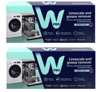 Hotpoint Washing Machine 3in1 Limescale Descaler & Detergent Remover 24 x 50g Sachets (2 Pack)
