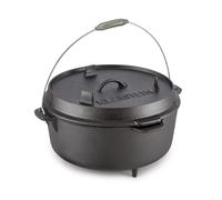 Hotrod 145 Dutch Oven BBQ Pot 12 qt / 11.4 Litre Cast Iron Black