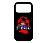 Hotrod Couple Cruise at Sunset with Palm Trees Car Design Case for iPhone 17 Pro Max