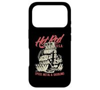 Hotrod Dragster Race Car Muscle Car Engine Cartoon Design Case for iPhone 17 Pro