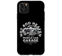 Hotrod Heaven Muscle Car Garage USA Classic Car Cartoon Case for iPhone 11 Pro Max