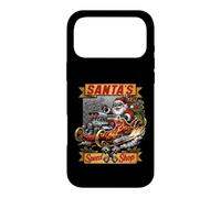 Hotrod Santa Speed Shop North Pole Garage Christmas Case for iPhone 17 Pro Max