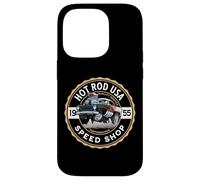 Hotrod USA Muscle Car Classic Car Race Car Cartoon Design Case for iPhone 14 Pro