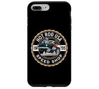 Hotrod USA Muscle Car Classic Car Race Car Cartoon Design Case for iPhone 7 Plus/8 Plus