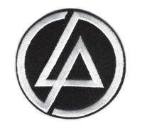 hotrodspirit - Linkin Park Logo Black White Round Patch 7.5 cm Rock Iron-On Patch