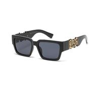 hotrodspirit - LOCS black sunglasses big gold logo man biker, Black, One size