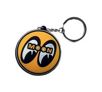 hotrodspirit - MOONEYES Round Moon Eyes Soft Plastic Key Ring
