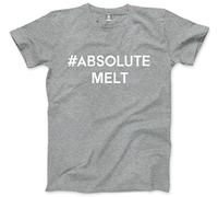 HotScamp Absolute Melt Men's Unisex T-Shirt - Heather Grey Large