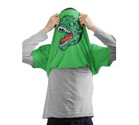 HotScamp Ask Me About My T-Rex - Mens and Youth Unisex T-Shirt - Dinosaur Dino Mad Rawr 12-13 Years Green