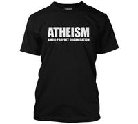HotScamp Atheism Men's Unisex T-Shirt - Black X-Large