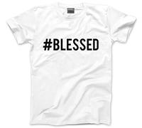 HotScamp Blessed Men's Unisex T-Shirt - White Medium