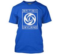 HotScamp British Leyland Classic Vintage Motoring Logos Men's Unisex T-Shirt - Blue XX-Large