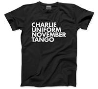 HotScamp Charlie Uniform November Tango Men's Unisex T-Shirt - Black XX-Large