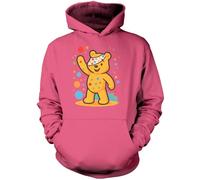 HotScamp Childrens Spotted Sweatshirt - kids Spots Top Fundraising Bear Kid Hoodie Spotty Day Friday Unisex School Charity Hoody Jumper - 12-13 Years Pink