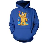 HotScamp Childrens Spotted Sweatshirt - kids Spots Top Fundraising Bear Kid Hoodie Spotty Day Friday Unisex School Charity Hoody Jumper - 12-13 Years Blue