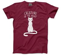 HotScamp Creature of The Night Black Cat - Mens and Youth Unisex T-Shirt
