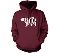 HotScamp Daddy Bear - Father New Dad - Men's Hoodie - papa Bear New dad dad to be Fathers Day - M Maroon