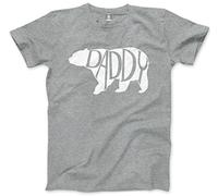 HotScamp Daddy Bear Men's Unisex T-Shirt - Heather Grey Medium