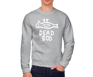 HotScamp Dead BOD Men's Sweatshirt - Heather Grey Large