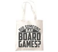 HotScamp Did Someone Say Board Games - Tote Shopping Bag