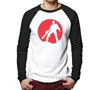 HotScamp Evil Dead Men's Baseball Top - White/Black Small