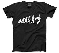 Evolution of a Guitarist Men's Unisex T-Shirt - Black Large