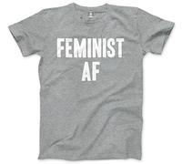 HotScamp Feminist AF Men's Unisex T-Shirt - Heather Grey X-Large