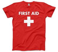 HotScamp First Aid Men's Unisex T-Shirt - red Medium