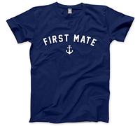 HotScamp First Mate Men's Unisex T-Shirt - Navy Medium