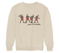 HotScamp Fun Christmas Jumper for Adults, Teens and Kids - That's it I'm Not Going Sweatshirt Movie Sweater for Xmas Party Christmas Day Outfit Festive Sassy Slogan Secret Santa - S Camel Beige