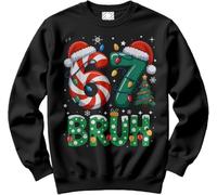 HotScamp Funny Christmas Jumper Day for Kids, Teens and Adults - 67 Bruh 6-7 Slogan Sweatshirt - Six Seven Slogan Festive Meme Christmas Jumper Days